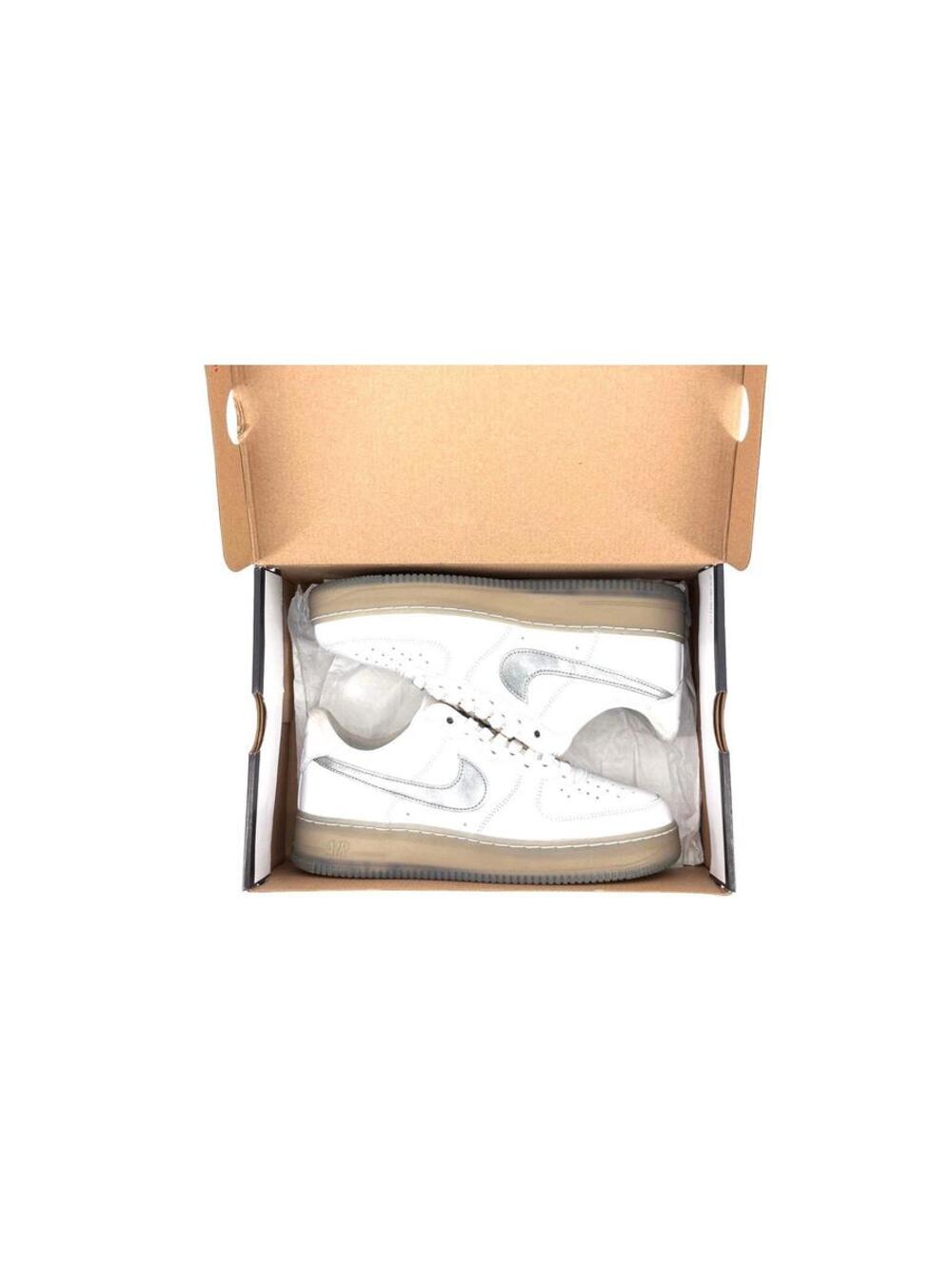 Nike Air Force 1 '07 Premium 'White Metallic Silver' - Picture 9 of 9